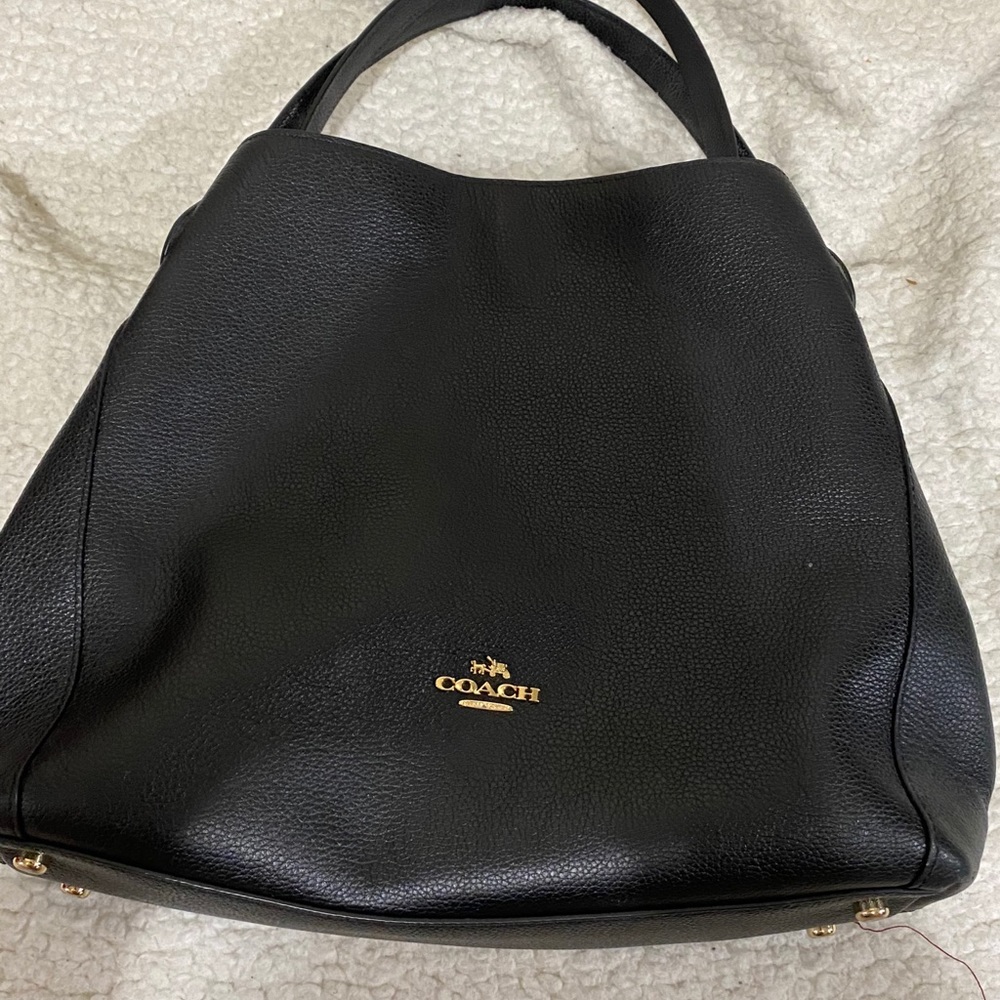 Black coach purse